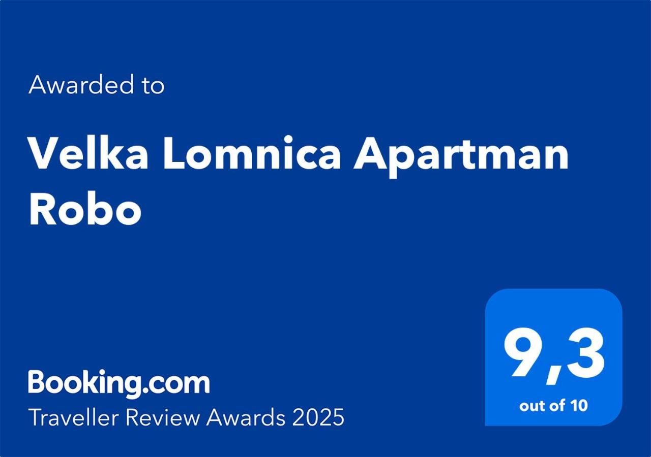 Velka Lomnica Apartman Robo Екстер'єр фото